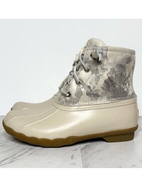 Sperry Saltwater Camo Waterproof Duck Boot 6